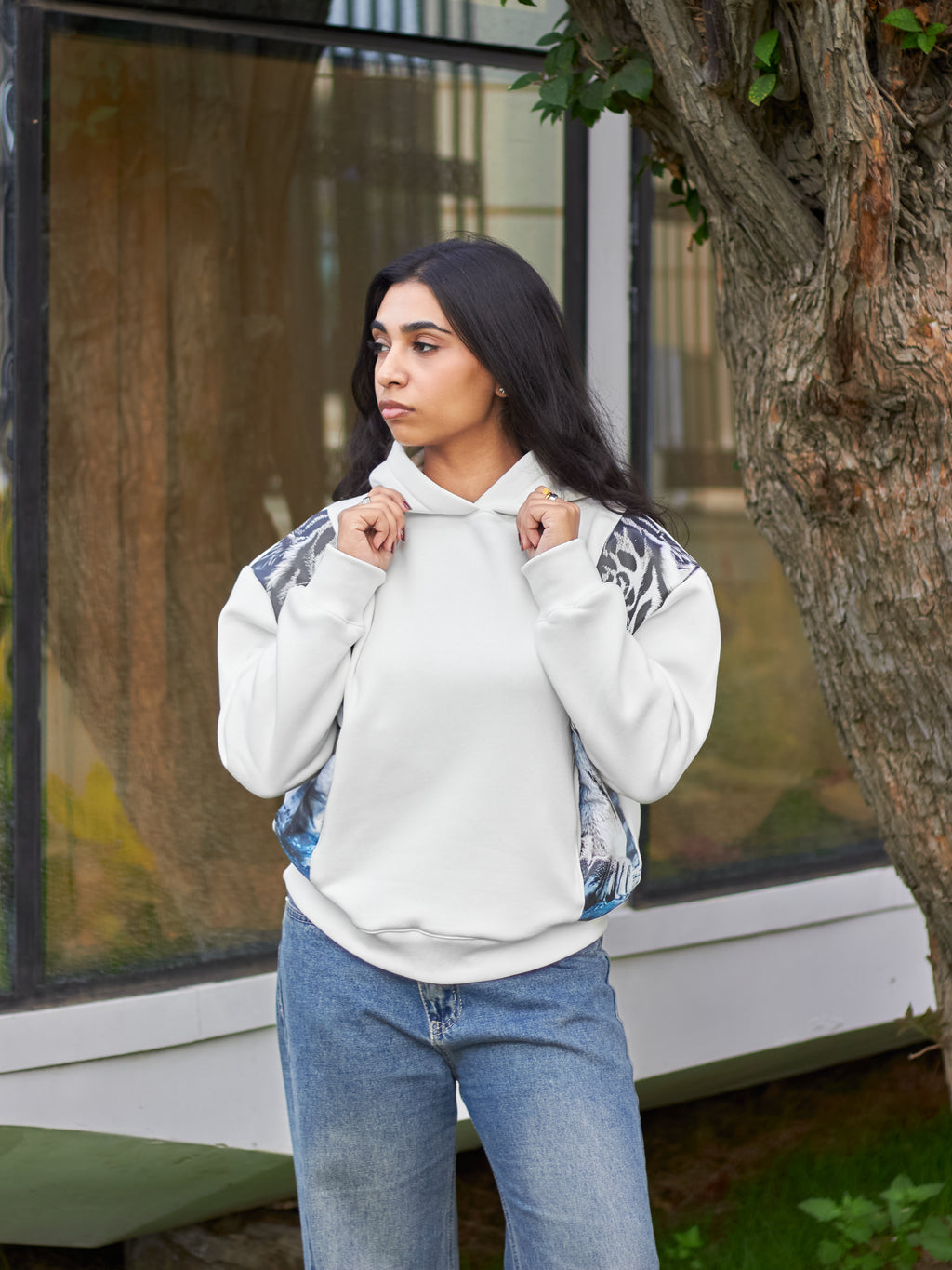 Printed hoodie