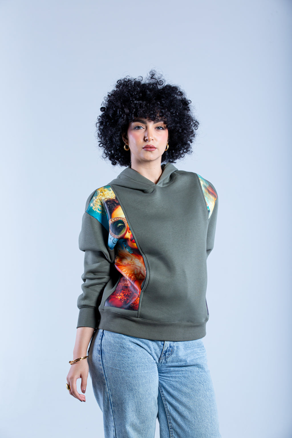 Printed hoodie