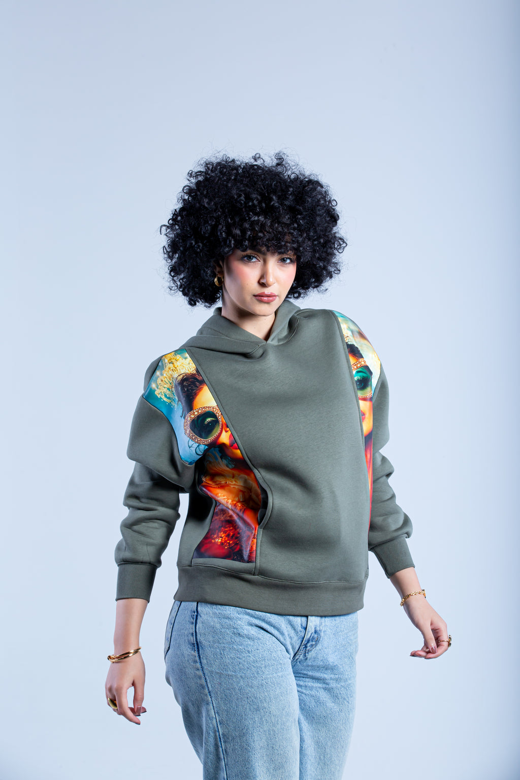 Printed hoodie