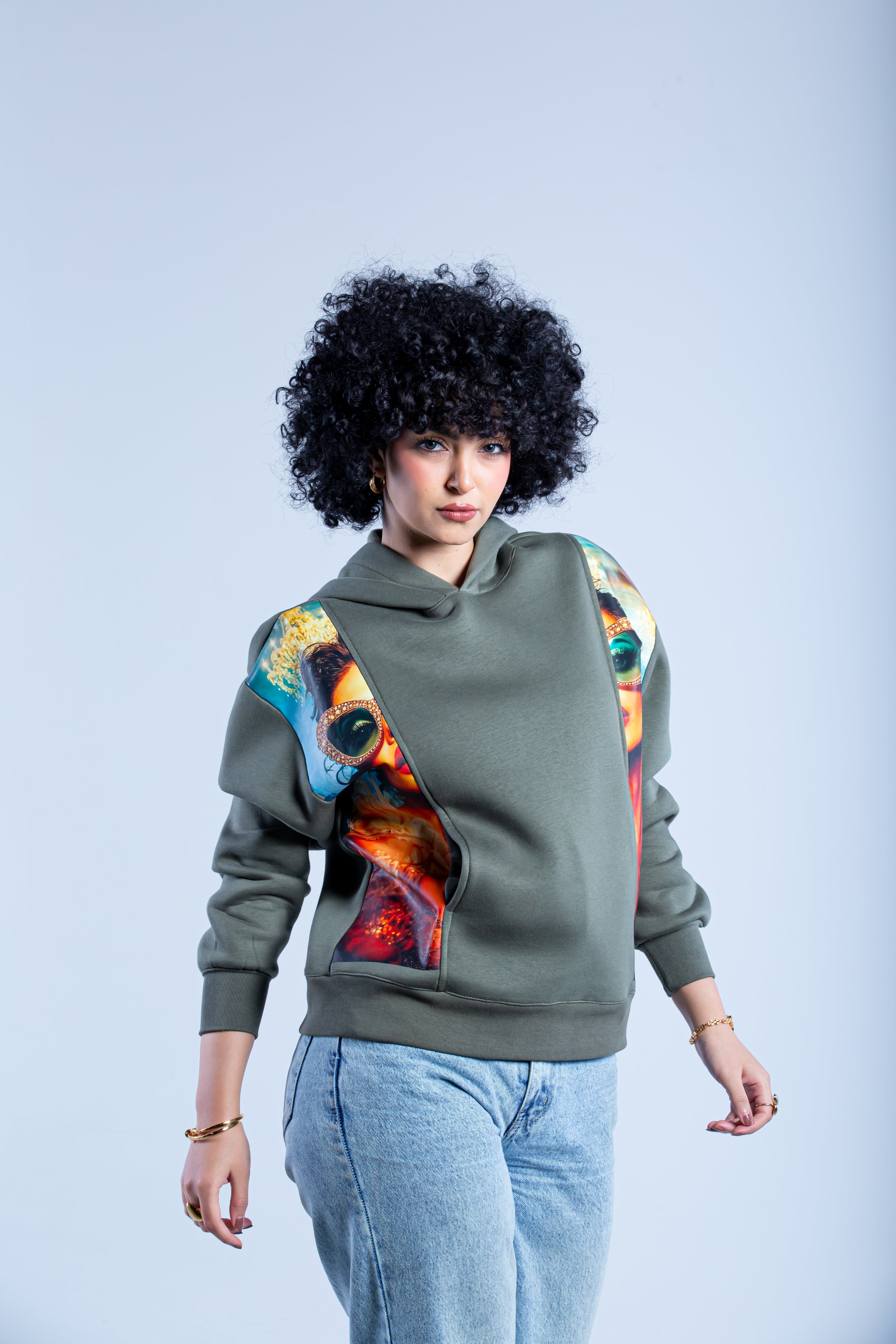 Printed hoodie