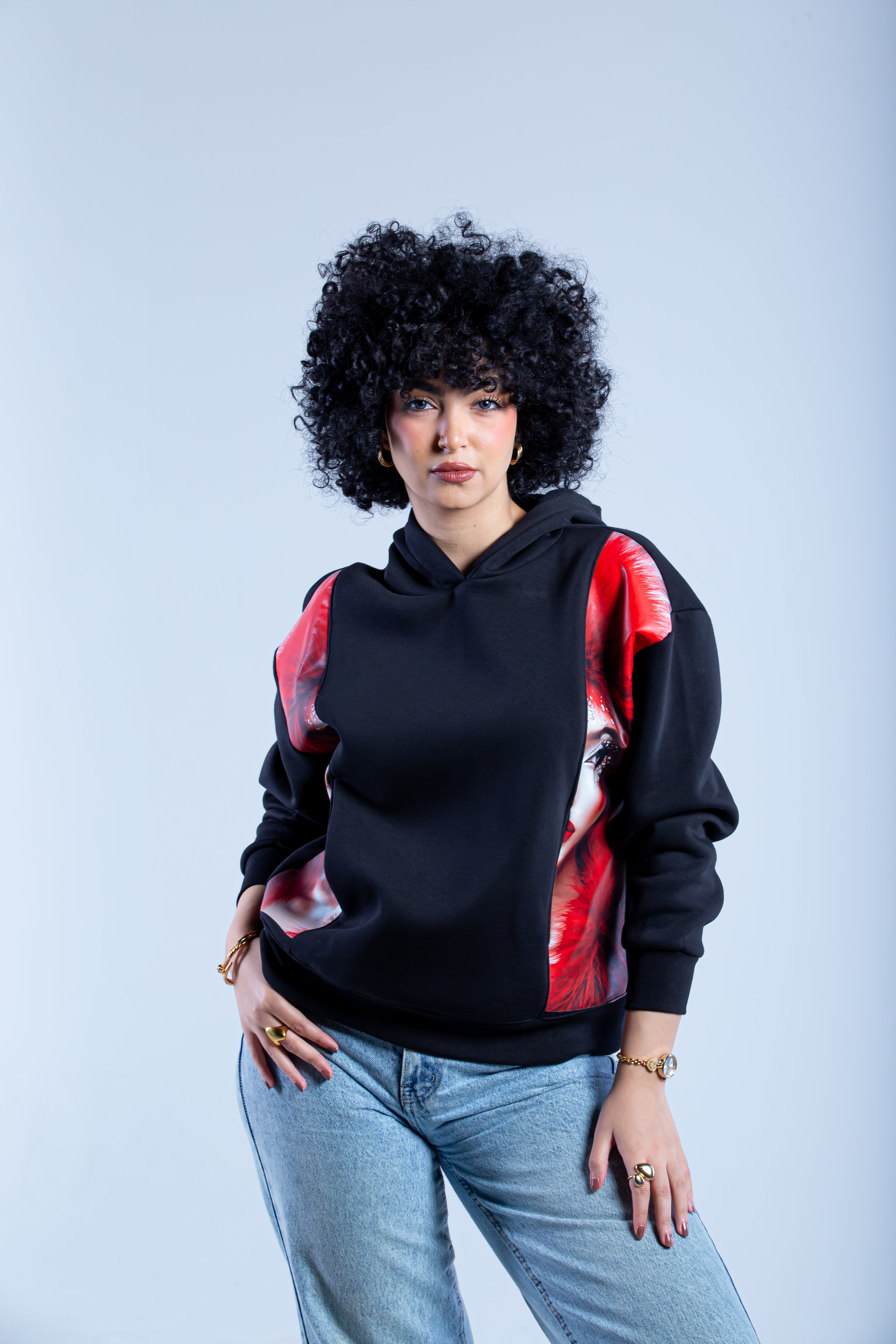 Printed hoodie